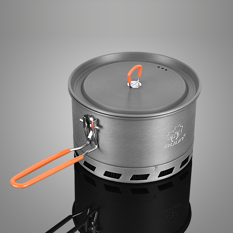 Camping Cooking Set Stainless Steel - 야외 캠핑 요리 냄비 Bulin S2500