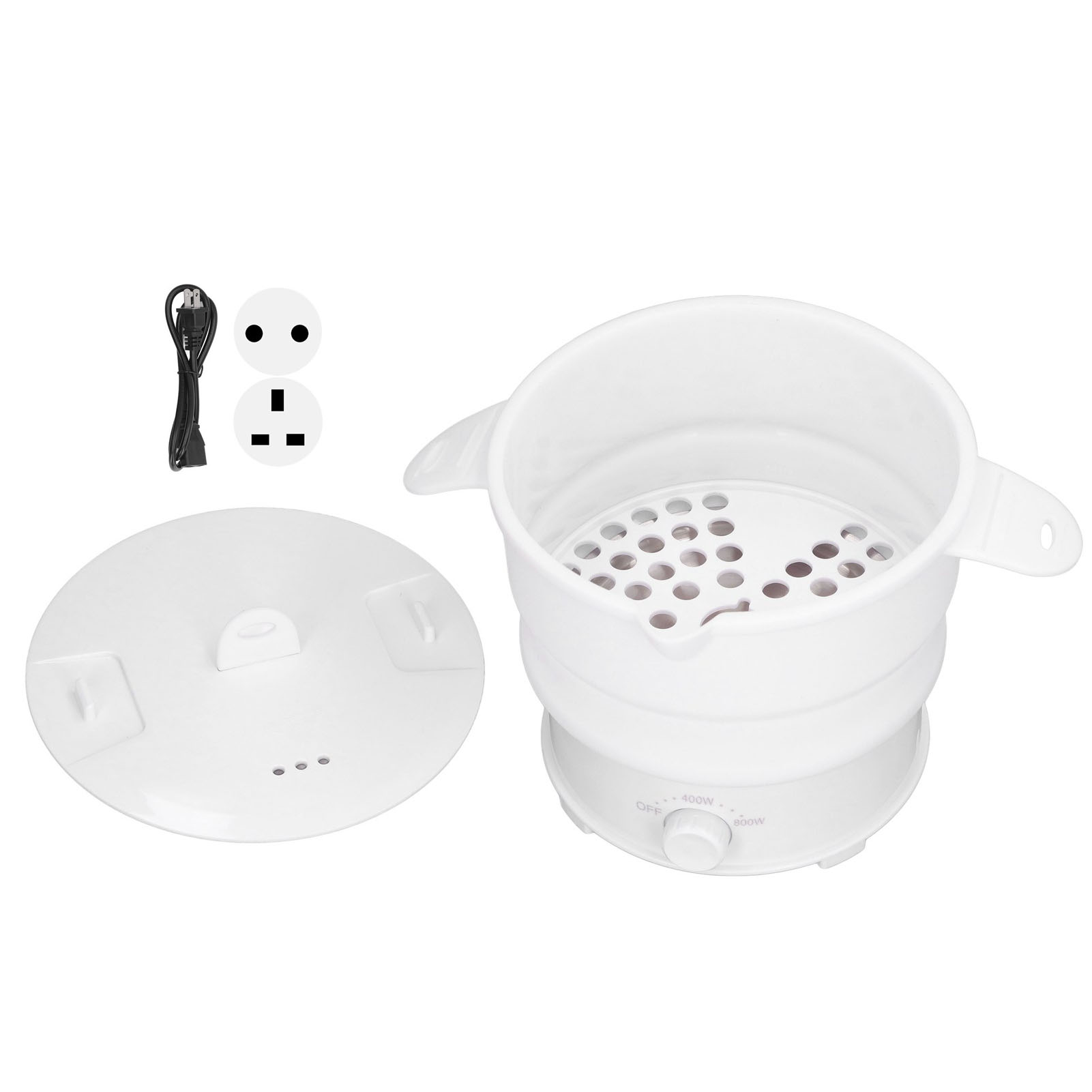 Camping Cooking Gear - 접이식 전기 핫팟 쿠커 800W 1.2L