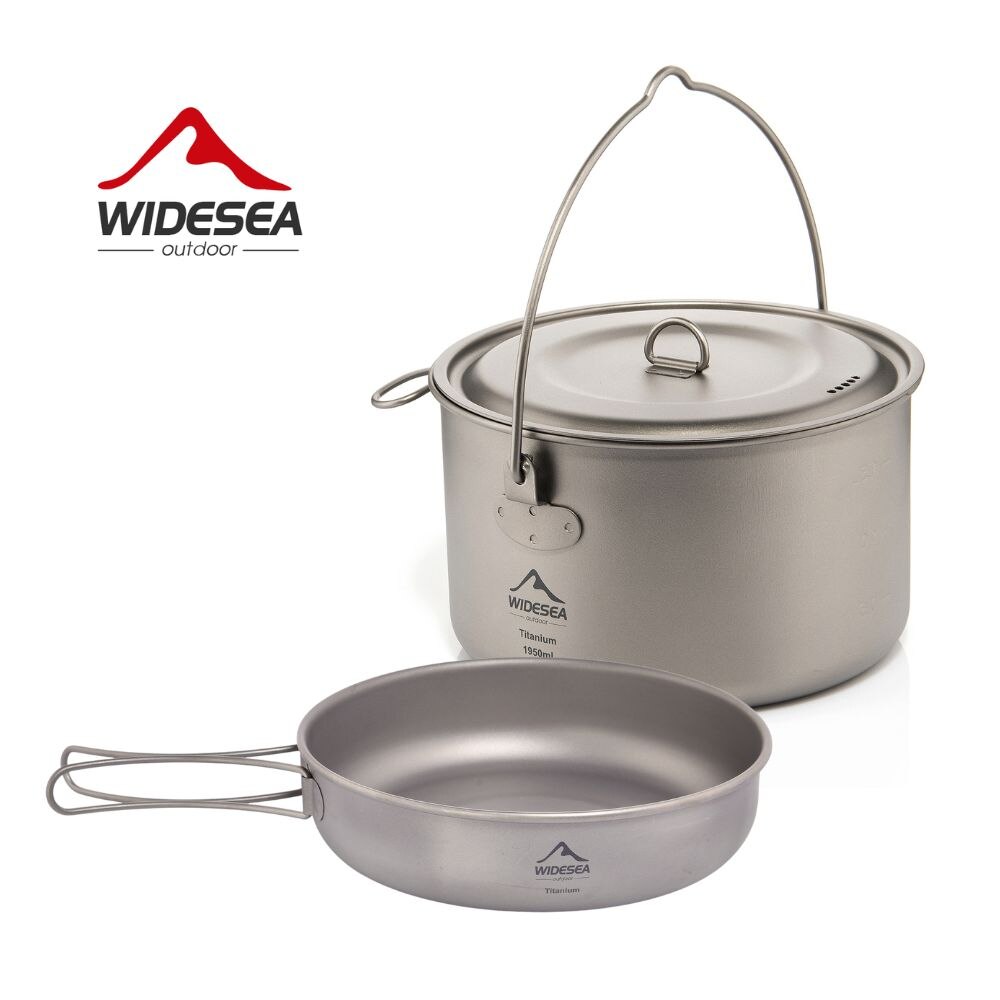 Camping Cooking Utensils Kit - Widesea 캠핑 식기 티타늄 조리기구 세트,