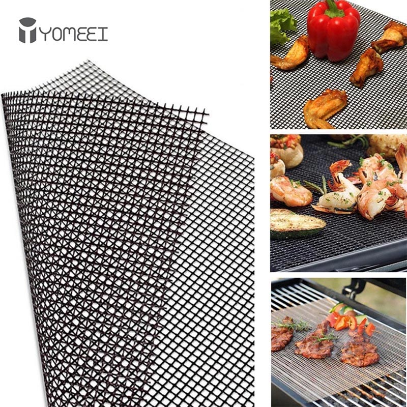 Camping Cooking Bbq - YOMEEI 1Pcs 바베큐 그릴 매트 그리드