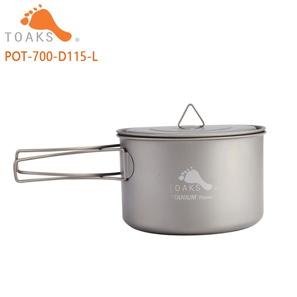 Camping Cooking Utensils Kit - TOAKS 순수 티타늄 캠핑 조리기구, 야외