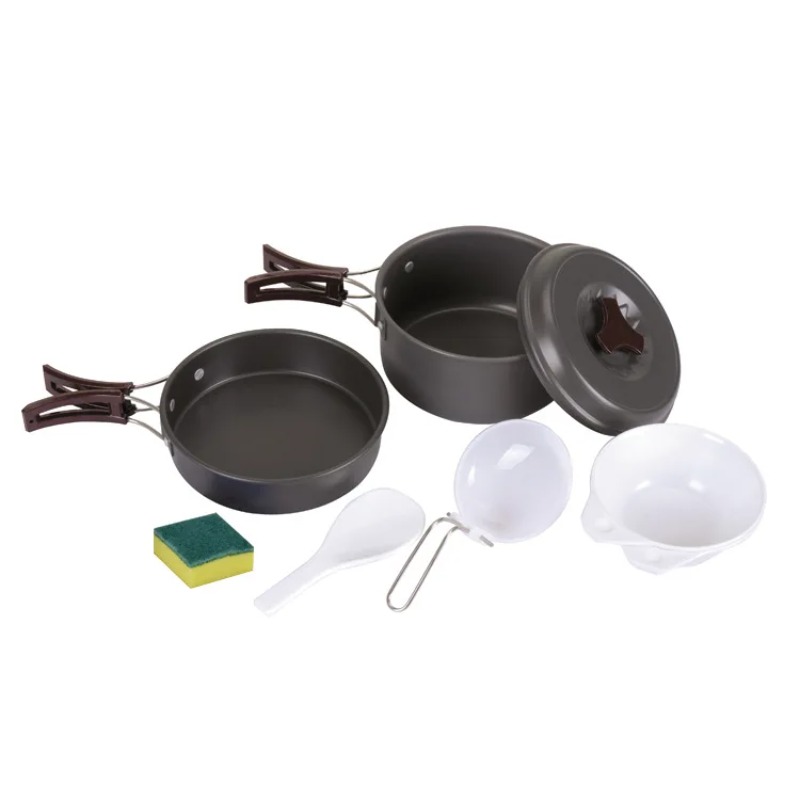 Camping Cooking Set With Kettle - 불린 아웃도어 냄비 세트 캠핑 조리기구