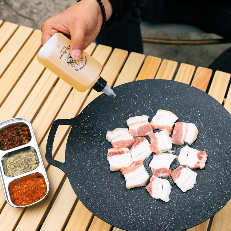 Camping Cooking Oil Container - 휴대용 120ml 트위스트 캡 누수 방지