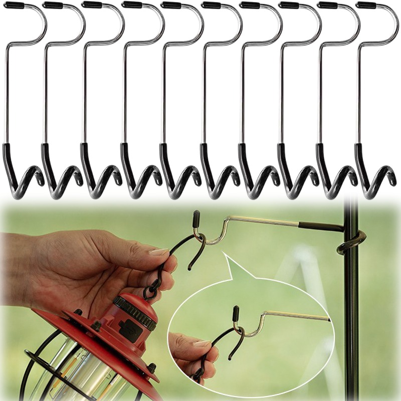 Camping Cooking Hanger - 1-10PCS 캠핑 텐트 S 후크 스테인레스