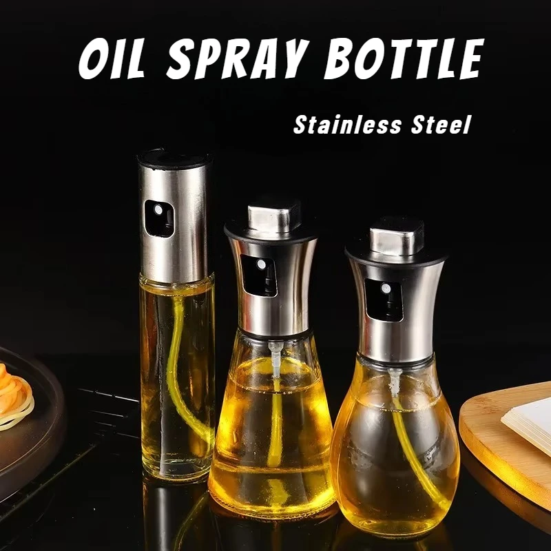 Camping Cooking Oil Container - 1Pc 스테인레스 스틸 오일 스프레이 병