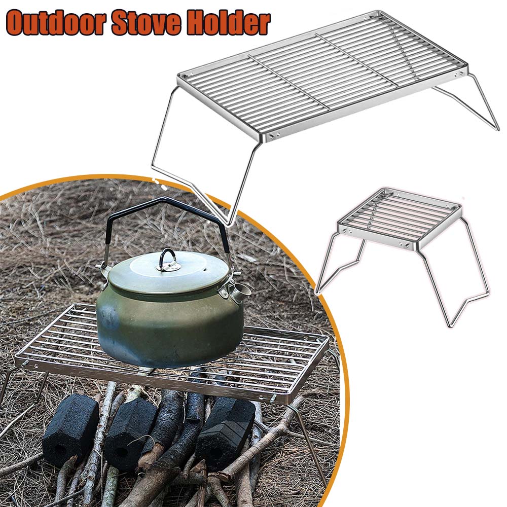 Camping Cooking Tripod - 야외 여름용 경량 스테인레스 스틸 야외