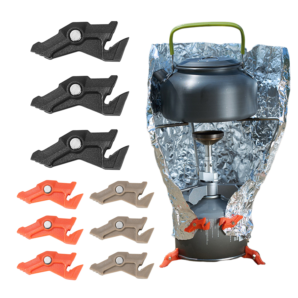 Camping Cooking Tripod - 자석식 삼각대 가스통 브래킷 다기능 캠핑