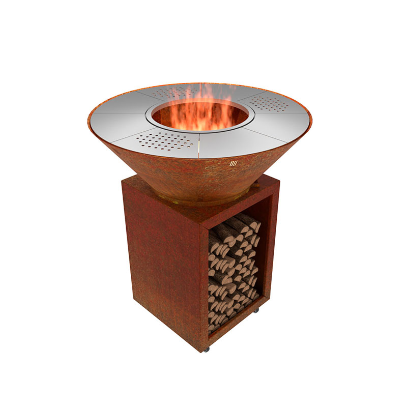 Camping Cooking Equipment Electric - 맞춤형 코르텐 스틸 BBQ 그릴 캠핑용