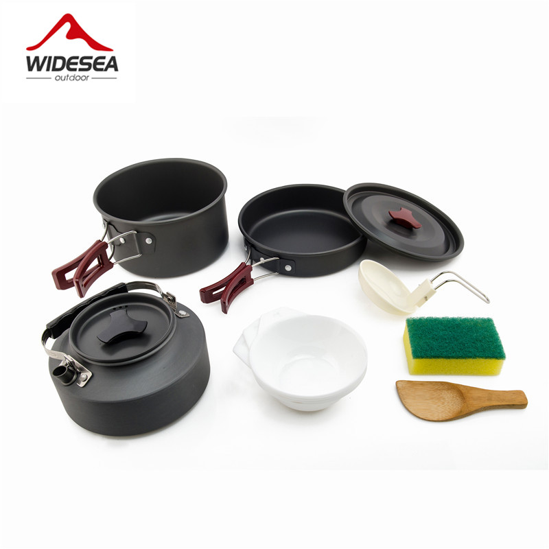 Quechua Camping Cooking Set - Widesea 캠핑 조리기구 세트 야외 냄비