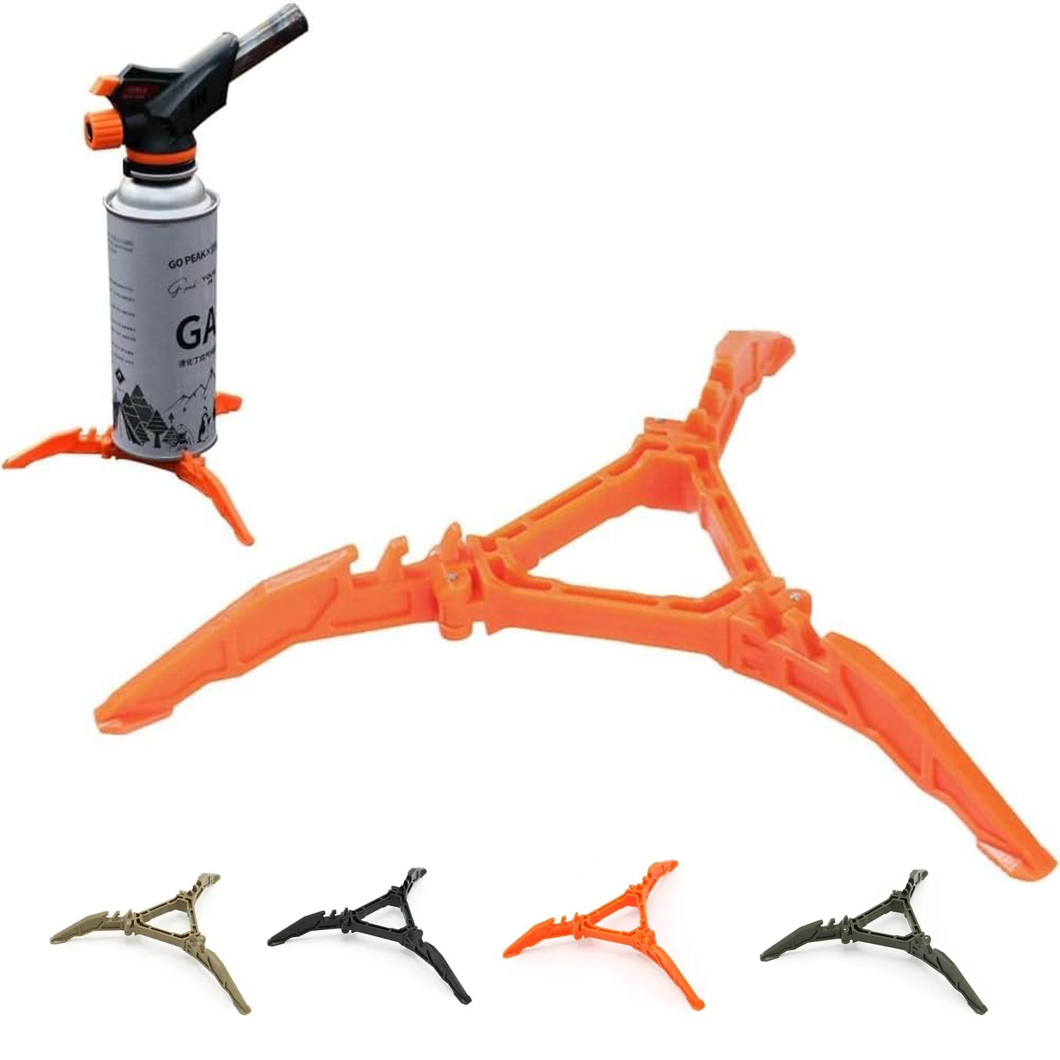 Camping Cooking Tripod - 가스 탱크 브래킷 접이식 연료 캔