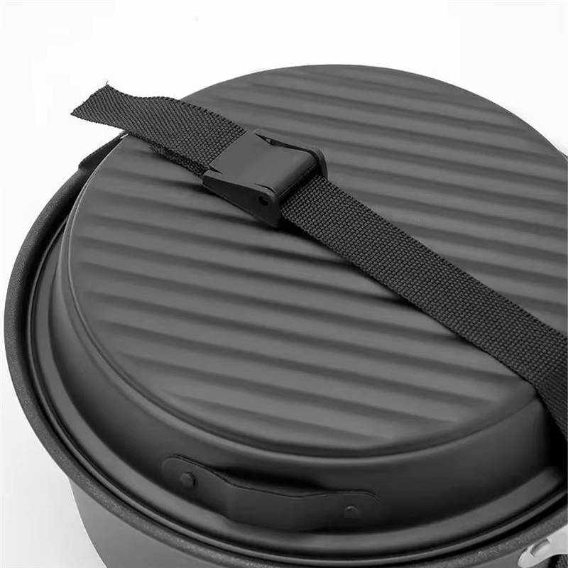 Camping Cooking Set With Kettle - 주전자를 포함한 ABJO-5피스 붙지 않는 캠핑