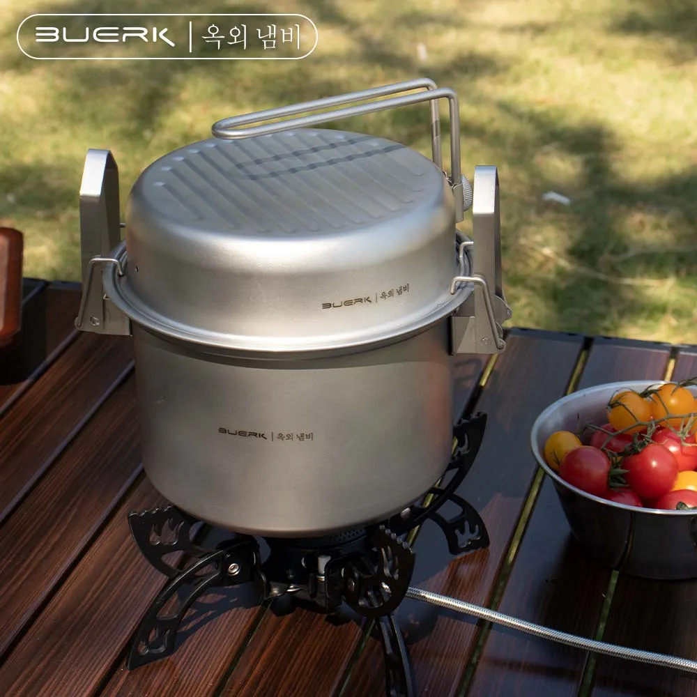 Camping Cooking Pot - 야외 캠핑 다기능 김이 나고 튀김