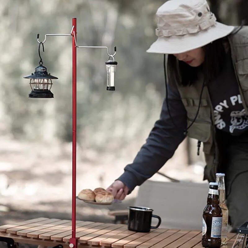 Camping Cooking Tripod - TARKA 캠핑 랜턴 스탠드 분리형 알루미늄