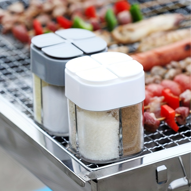 Camping Cooking Utensils Kit - 4in1 캠핑 조미료 셰이커 뚜껑이있는 다목적