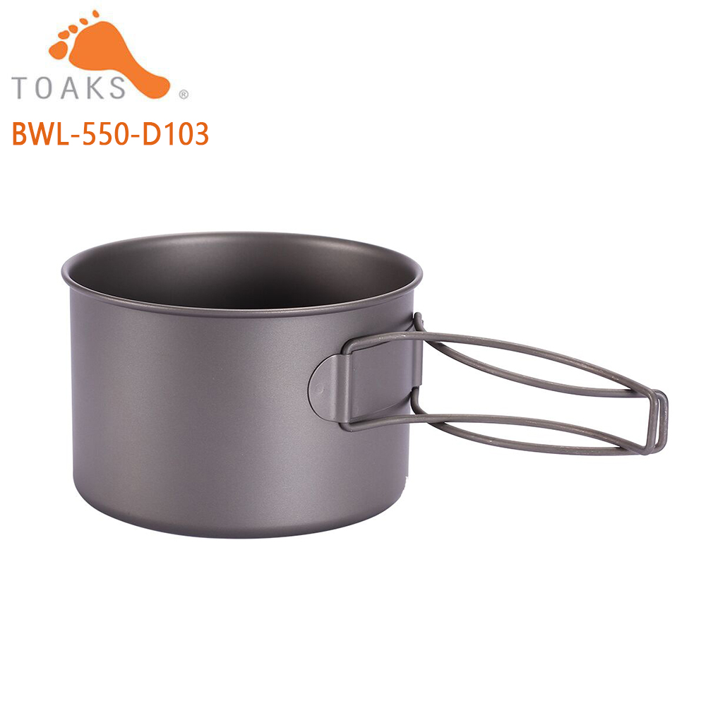TOAKS BWL-550 티타늄 Bowl 와 접는 핸들 - Camping Cooking Utensils Kit 리뷰 및 가격