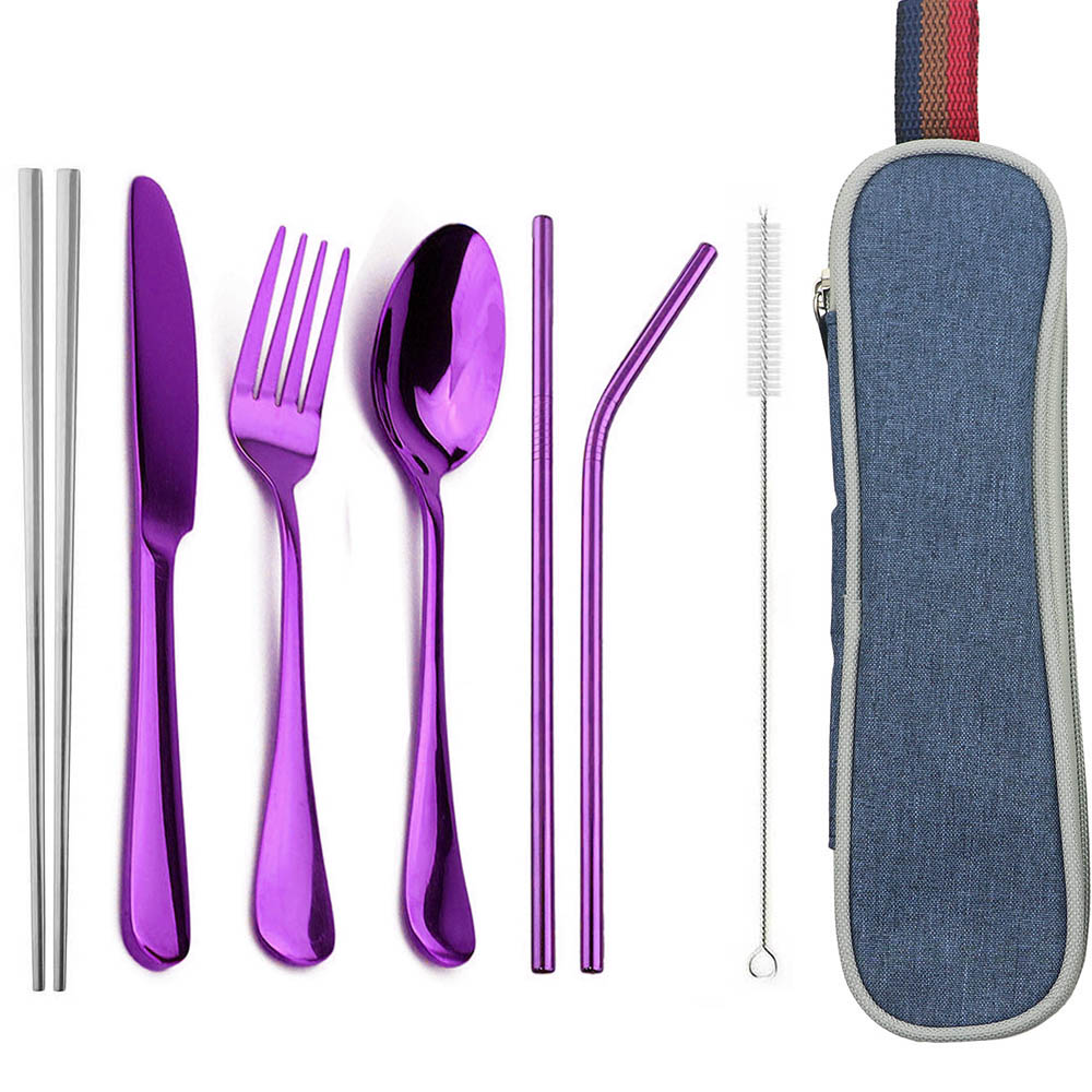JANKNG 식기 스테인레스 스틸 칼 붙이 여행 캠핑  - Camping Cooking Knife Set 리뷰 및 가격