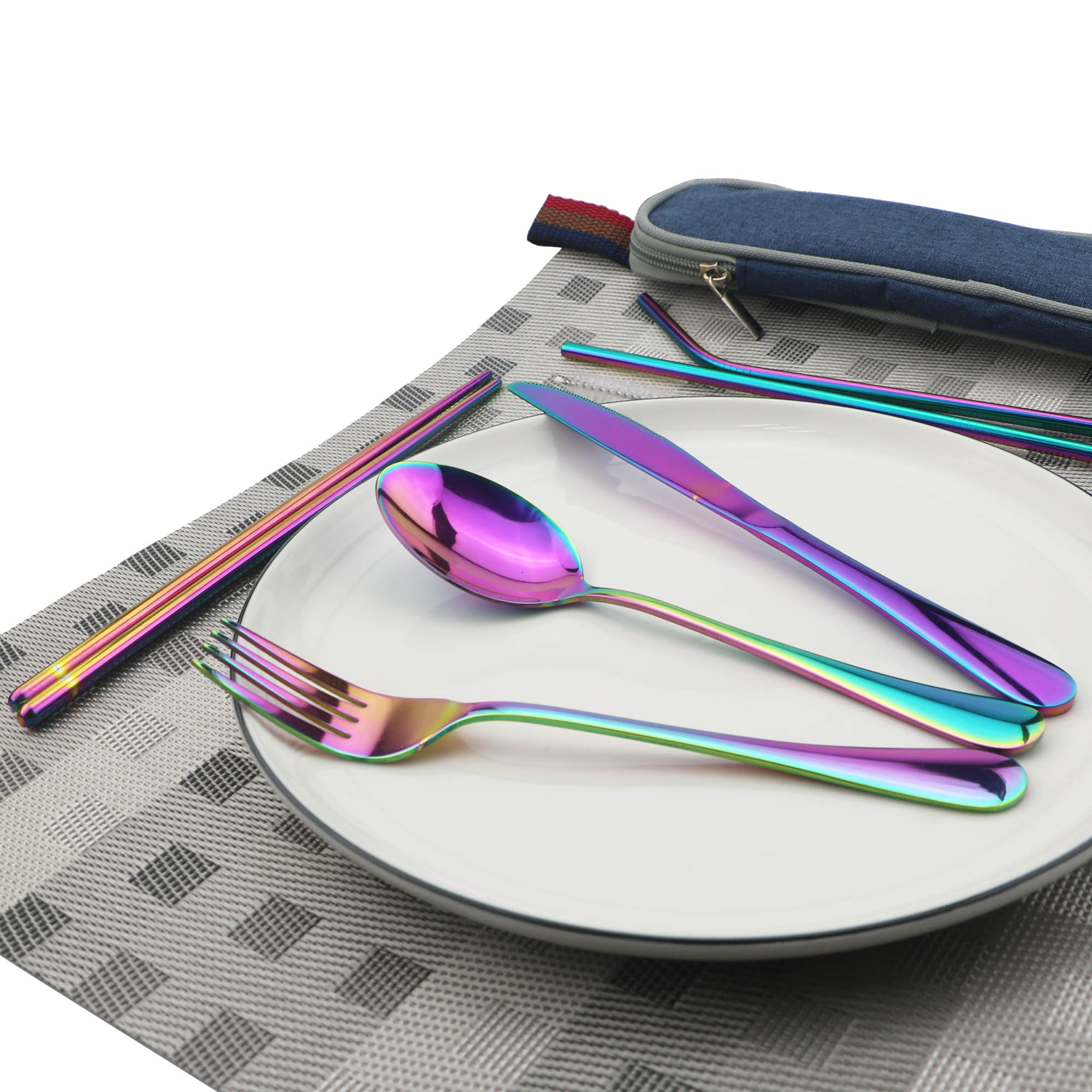 JANKNG 식기 스테인레스 스틸 칼 붙이 여행 캠핑  - Camping Cooking Knife Set 리뷰 및 가격