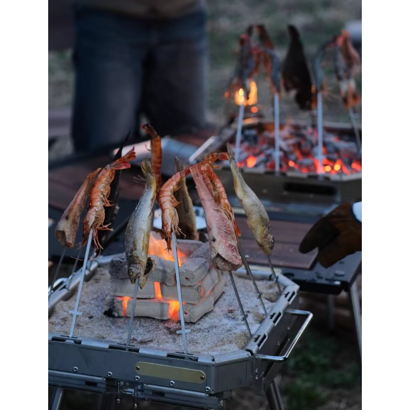 고품질 휴대용 스테인리스 스틸 나무 스토브 화로 야외  - Camping Cooking Equipment Electric 리뷰 및 가격
