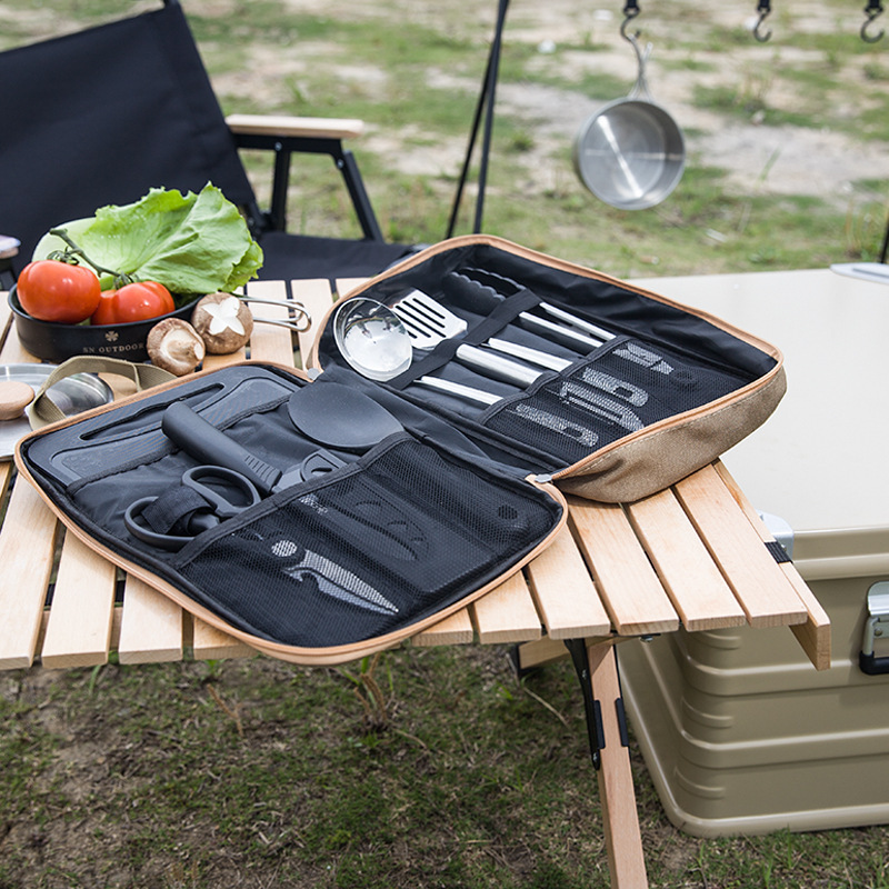 8pcs 캠핑 주방 조리기구 세트 휴대용 가방 야외 여 - Camping Cooking All In One 리뷰 및 가격