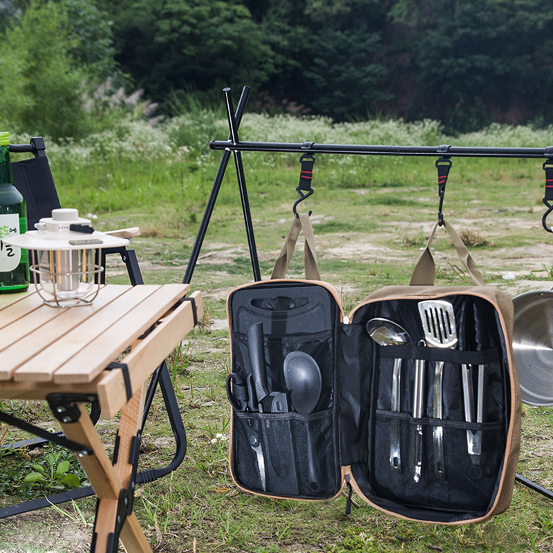 8pcs 캠핑 주방 조리기구 세트 휴대용 가방 야외 여 - Camping Cooking All In One 리뷰 및 가격