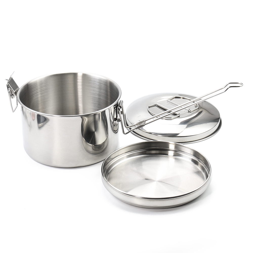 스테인리스 스틸 캠핑용 뚜껑 달린 냄비 휴대용 야외 조 - Camping Hanging Cooking Pot 리뷰 및 가격