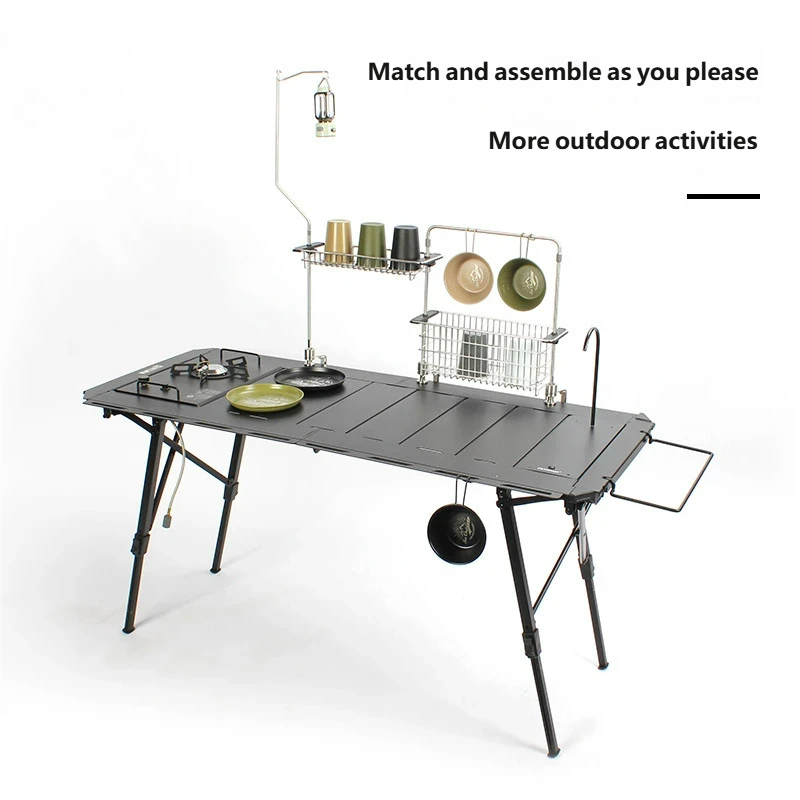 휴대용 알루미늄 합금 IGT 테이블 야외 캠핑 접이식  - Camping Cooking Bbq 리뷰 및 가격