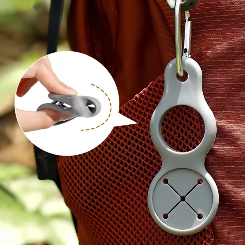 실리콘 스포츠 주전자 버클 야외 Carabiner 물병 - Camping Cooking Hanger 리뷰 및 가격