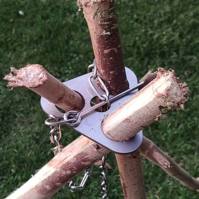 야외 바베큐 삼각대 휴대용 분리형 걸이식 랙 스테인리스 - Camping Hanging Cooking Pot 리뷰 및 가격