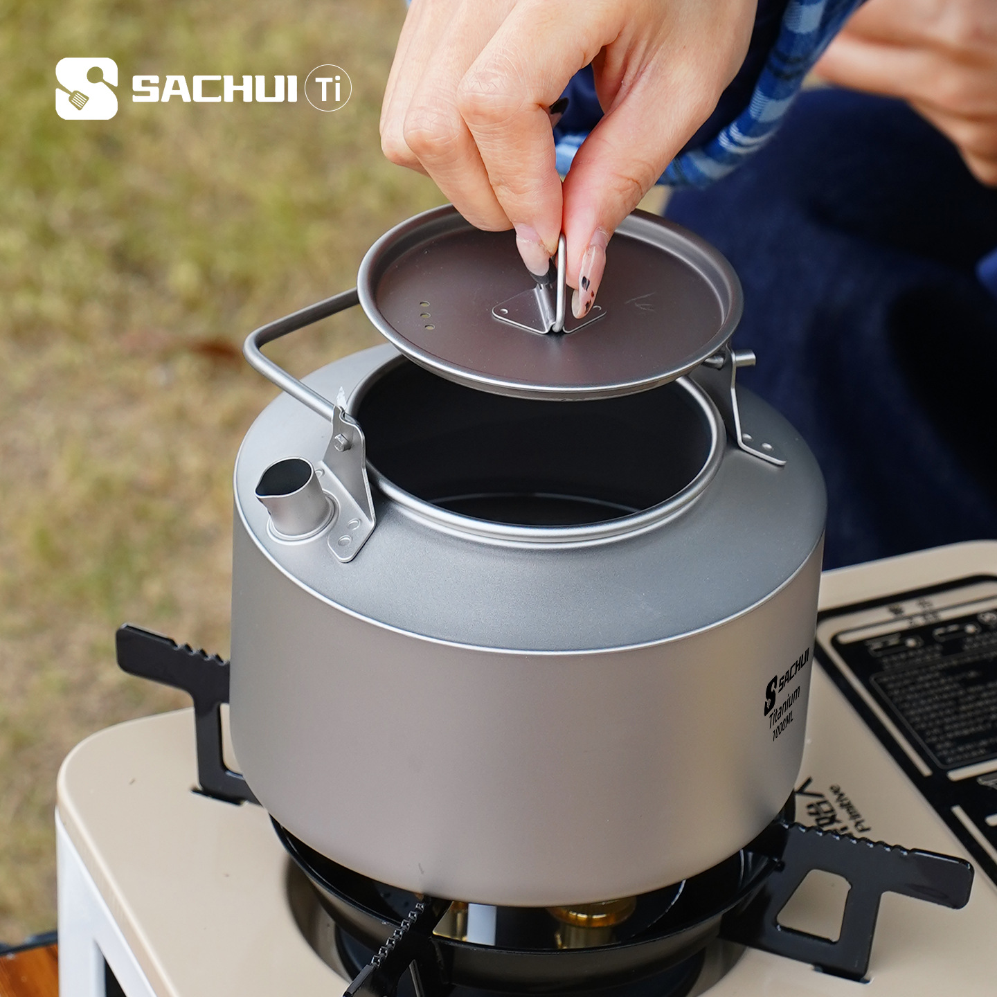 1000ML 순수 티타늄 주전자 야외 초경량 차/커피  - Camping Cooking Gear 리뷰 및 가격