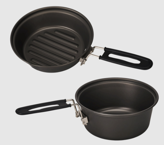 경량 알루미늄 합금 캠핑 조리기구 세트 3종 냄비 프라 - Camping Cooking Set With Kettle 리뷰 및 가격
