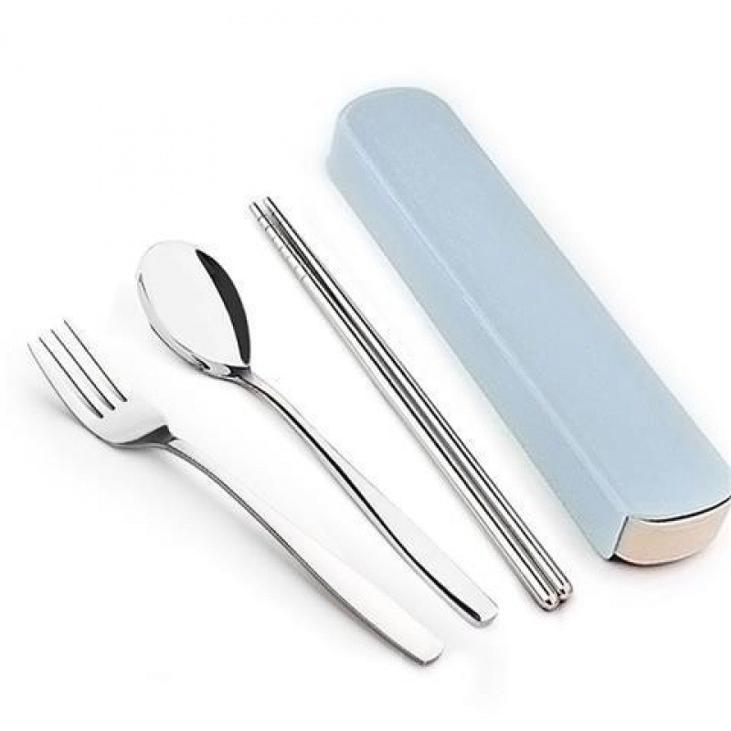 4 개/대 스테인레스 스틸 젓가락 숟가락 포크 스테이크 - Camping Cooking Knife Set 리뷰 및 가격