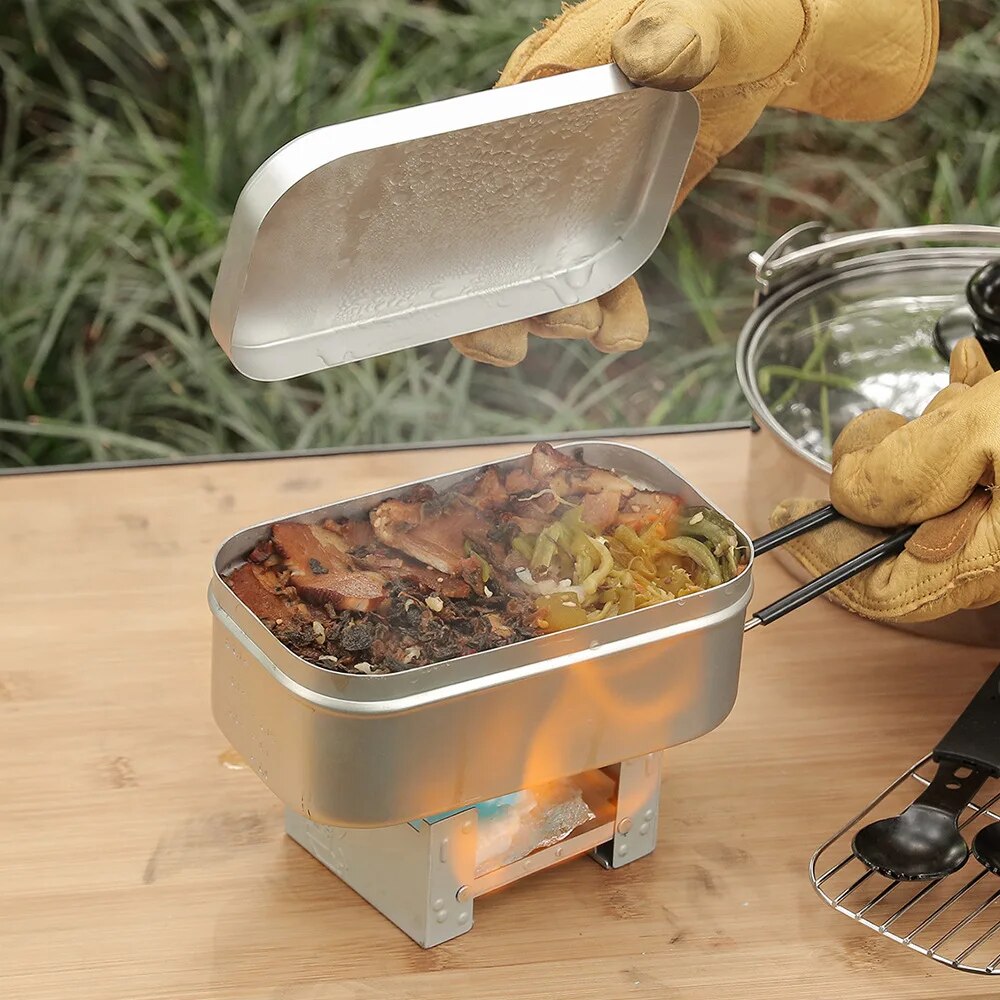 800/1400ML 알루미늄 도시락 상자 여행 캠핑 식 - Camping Cooking Bowl 리뷰 및 가격