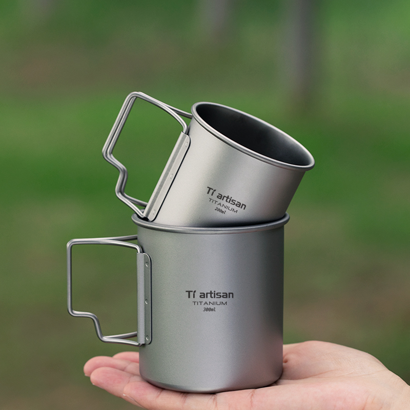 Tiartisan 야외 티타늄 경량 휴대용 차 커피 컵 - Camping Cooking Set Stainless Steel 리뷰 및 가격