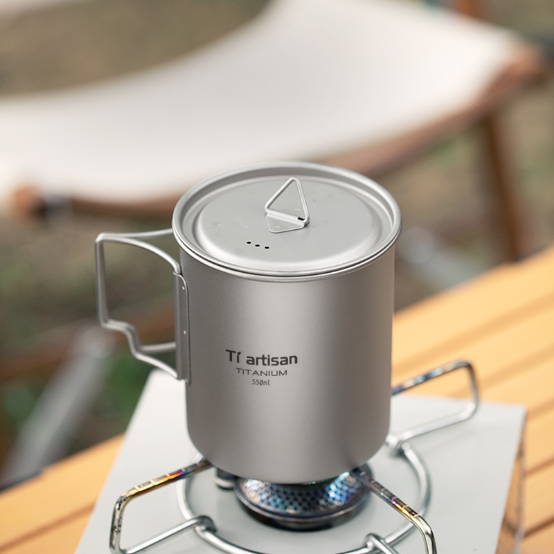 Tiartisan 야외 티타늄 경량 휴대용 차 커피 컵 - Camping Cooking Set Stainless Steel 리뷰 및 가격
