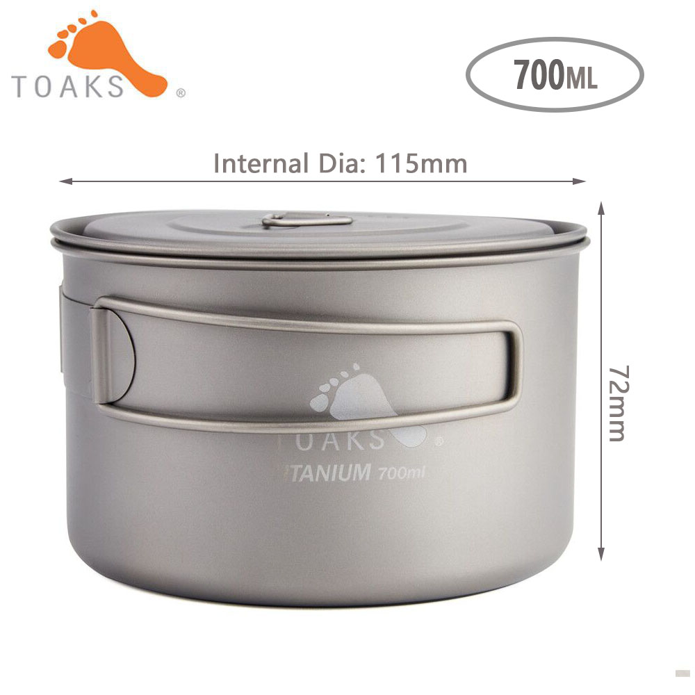 TOAKS 순수 티타늄 캠핑 조리기구, 야외 냄비, 컵 - Camping Cooking Utensils Kit 리뷰 및 가격