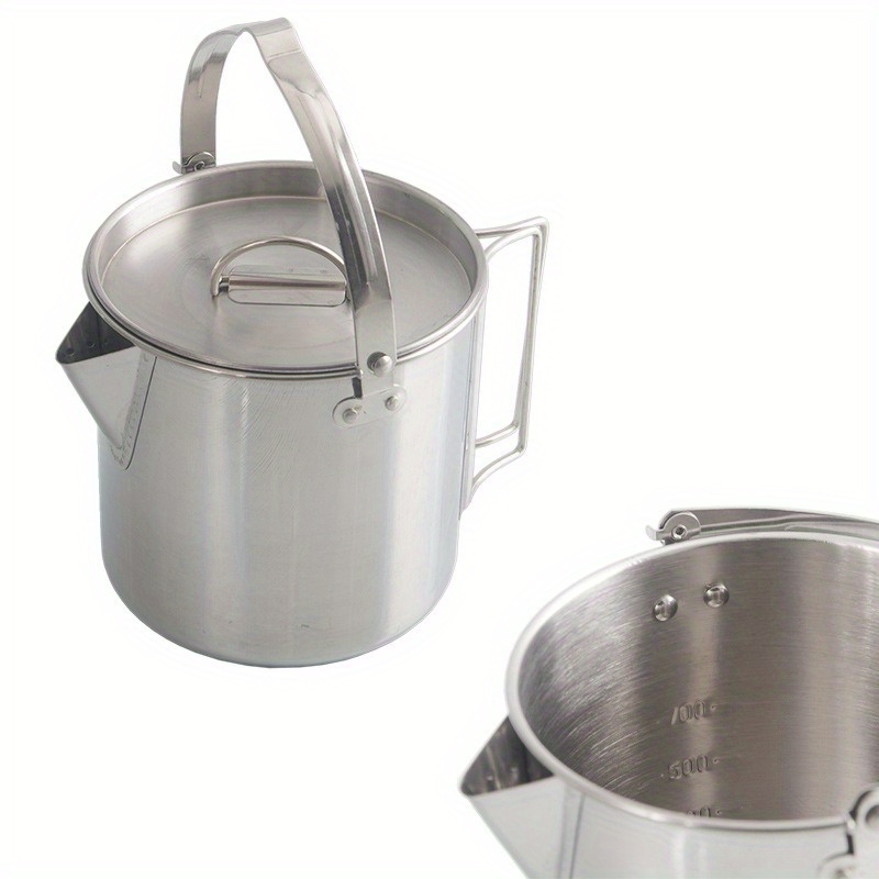캠핑 피크닉 및 행잉 쿡아웃을 위한 1PC 소형 및 휴 - Camping Cooking Set Stainless Steel 리뷰 및 가격