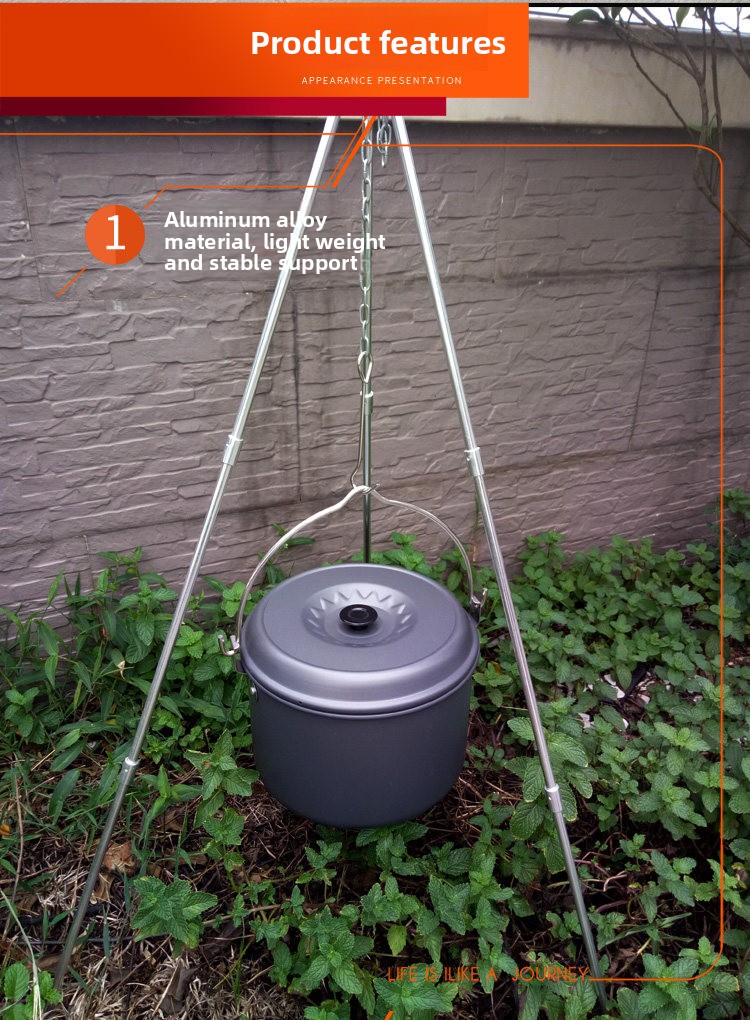 불린 행잉팟 야외용 냄비 세트 캠핑 조리기구 카세트 스 - Camping Hanging Cooking Pot 리뷰 및 가격