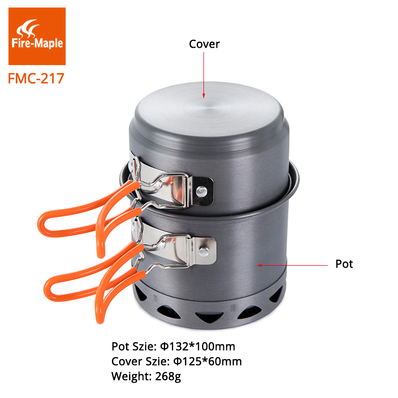 화재 단풍나무 요리 세트, 캠핑 냄비 팬 0.9L, 휴 - Camping Cooking Pot 리뷰 및 가격