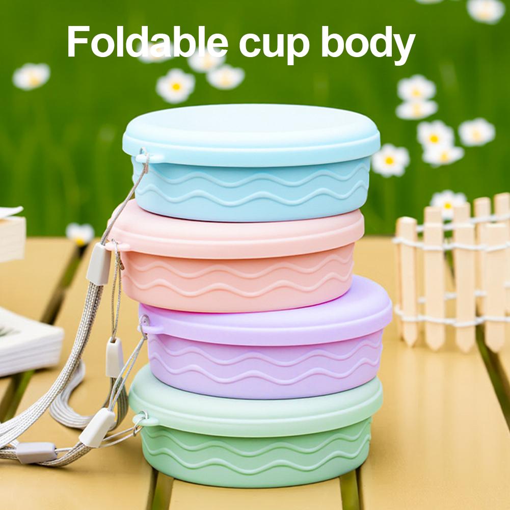 뚜껑이 있는 접이식 실리콘 컵 휴대용 여행 머그컵 접을 - Camping Cooking Pot 리뷰 및 가격