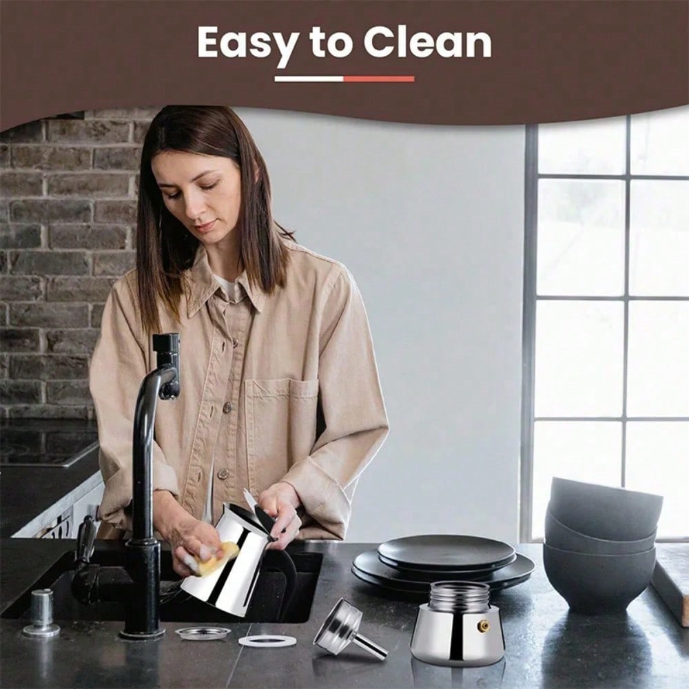 12 컵 커피 메이커 스테인레스 스틸 에스프레소 메이커 - Camping Cooking Gear 리뷰 및 가격