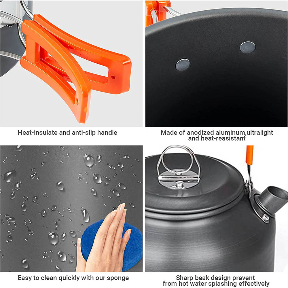 1pcs/1set 캠핑 조리기구 키트 야외 요리 세트  - Camping Cooking Set Stainless Steel 리뷰 및 가격