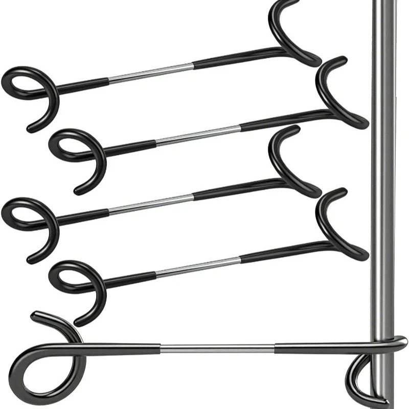 1-10PCS 캠핑 텐트 S 후크 스테인레스 스틸 미끄 - Camping Cooking Hanger 리뷰 및 가격