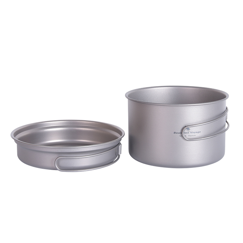 무한한 항해 티타늄 냄비 프라이팬, 접이식 손잡이, 야 - Camping Cooking Set With Kettle 리뷰 및 가격
