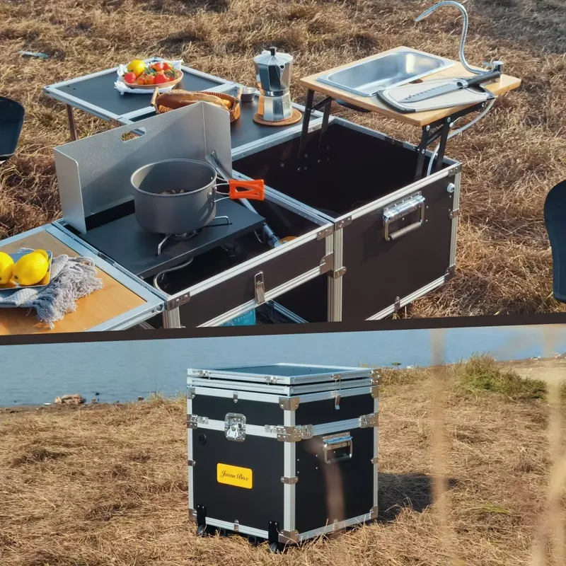 접이식 야외 캠핑 조리대 휴대용 이동식 주방 스테이션  - Camping Cooking All In One 리뷰 및 가격