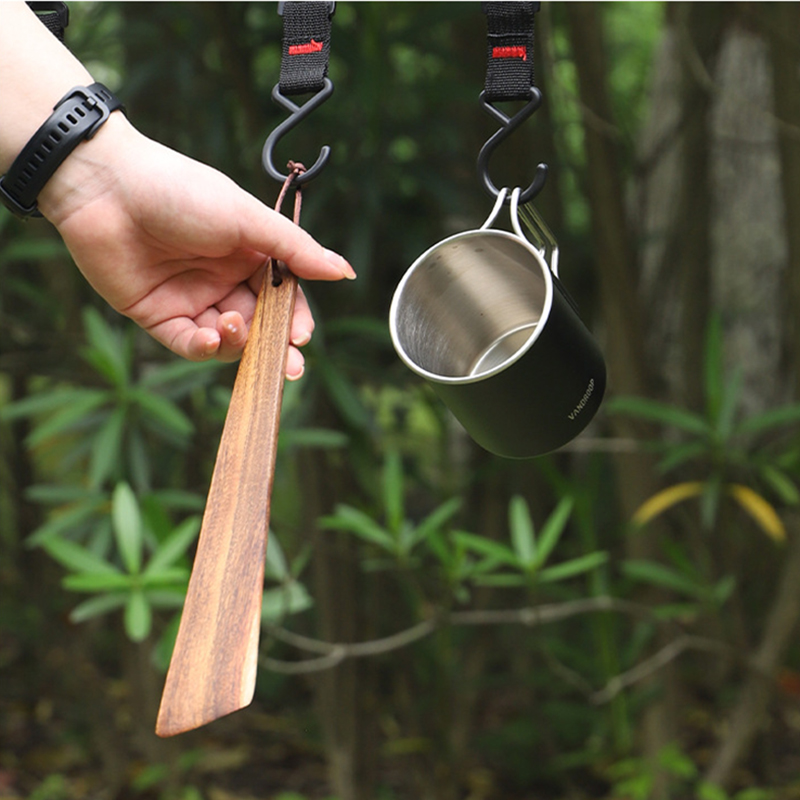 나무 주걱 휴대용 뒤집개 아카시아 나무 플리퍼 계란 스 - Camping Cooking All In One 리뷰 및 가격
