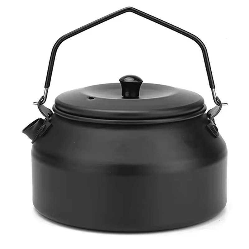 주전자를 포함한 ABJO-5피스 붙지 않는 캠핑 조리기 - Camping Cooking Set With Kettle 리뷰 및 가격