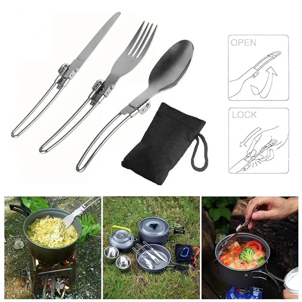 1세트 야외 캠핑 피크닉 요리 세트 스테인리스 접이식  - Camping Cooking Knife Set 리뷰 및 가격