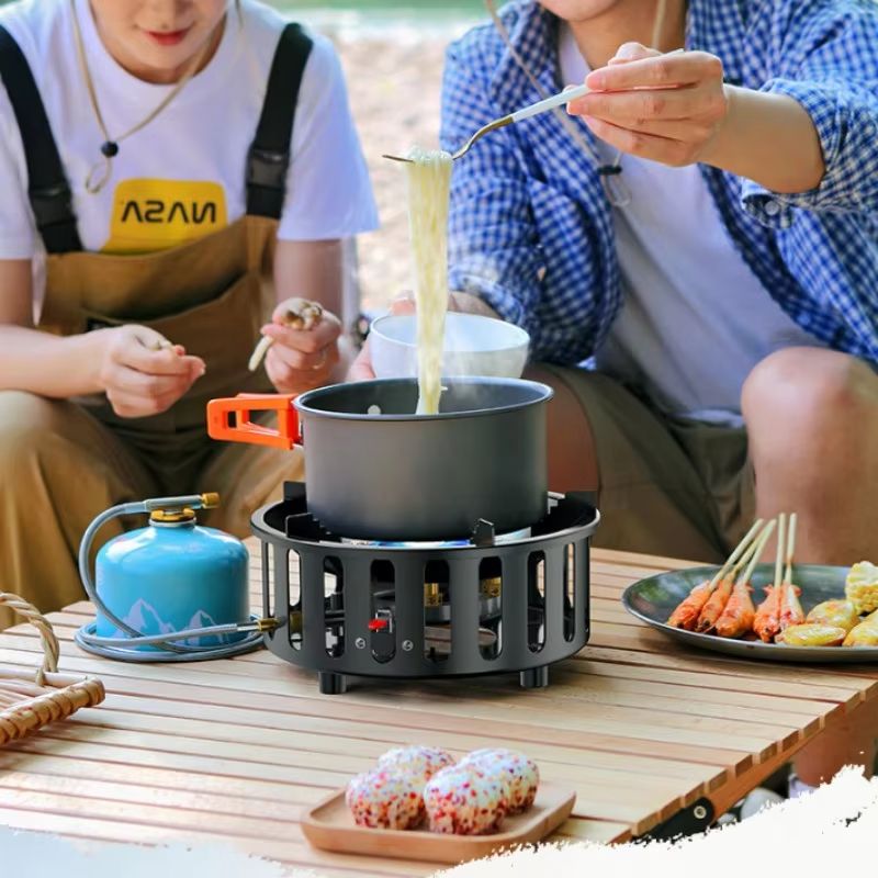 고출력 7코어 21000W 휴대용 캠핑 스토브, 강풍  - Camping Cooking No Gas 리뷰 및 가격
