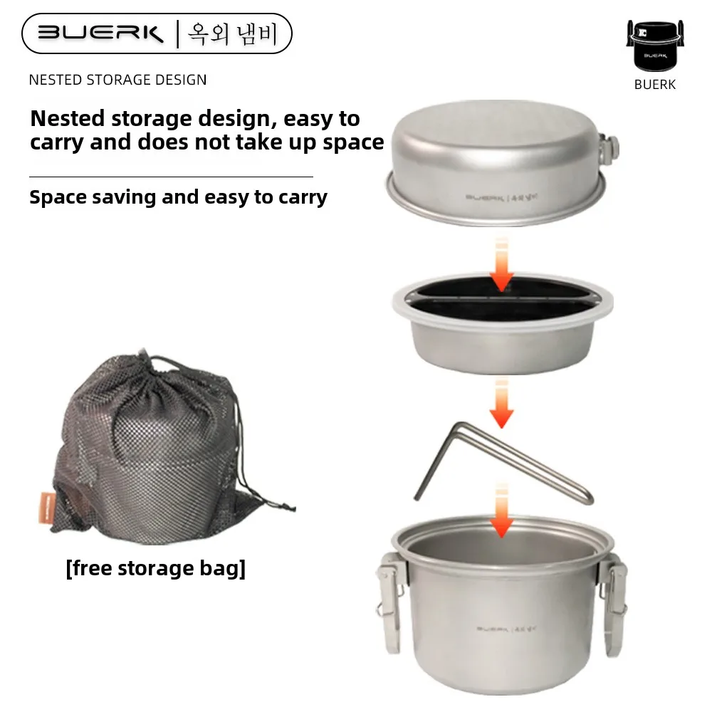 야외 캠핑 다기능 김이 나고 튀김 냄비, 조림 밥 요리 - Camping Cooking Pot 리뷰 및 가격
