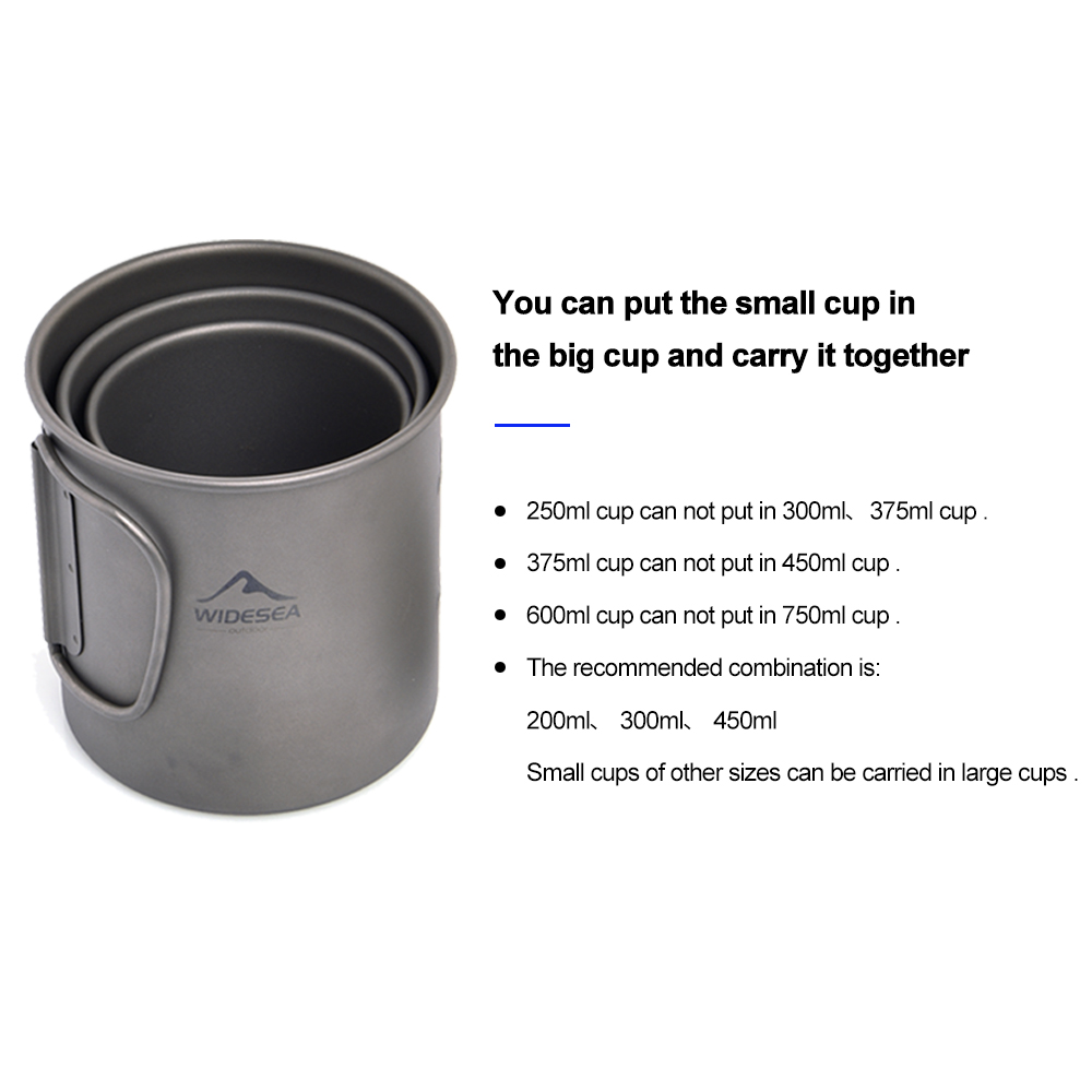 Widesea 캠핑 머그잔 티타늄 컵 관광 식기 피크닉 - Quechua Camping Cooking Set 리뷰 및 가격